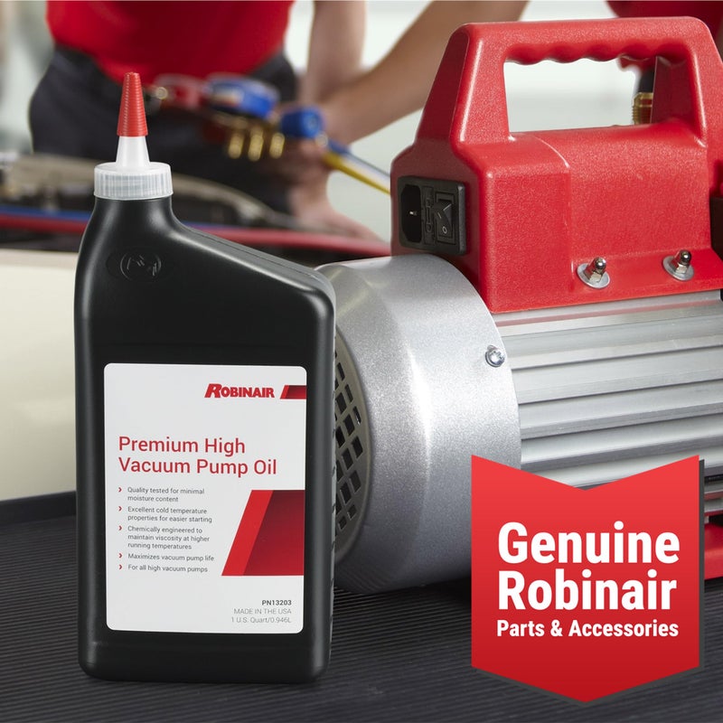 Robinair 13203 Premium High Vacuum Pump Oil, Quart (12-Pack) - Image 2